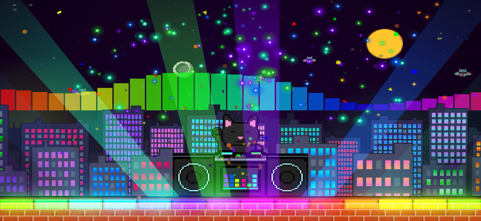 Pouncy Paws gameplay - concert mode