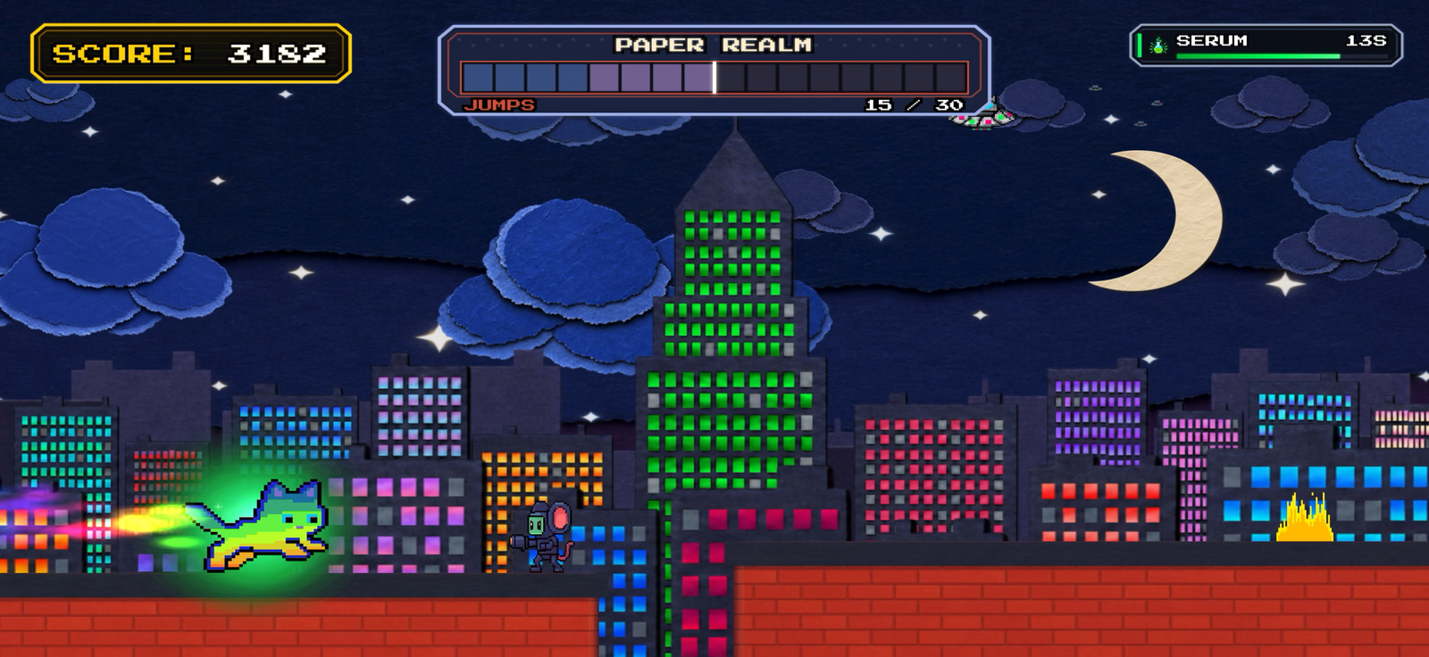 Pouncy Paws gameplay - Paper Realm dimension